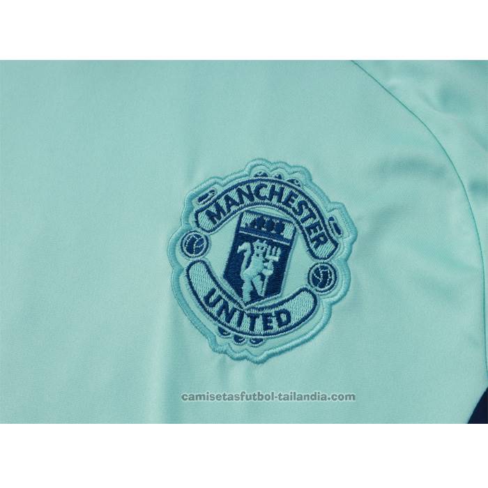 Chandal del Manchester United Manga Corta 24/25 Verde - Pantalon Corto